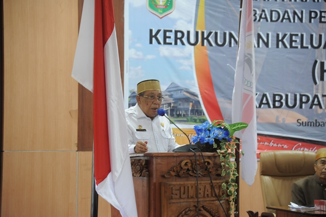 Bupati Sumbawa Hadiri Pengukuhan BPD-KKSS Kabupaten Sumbawa Masa Khidmat 2022-2027